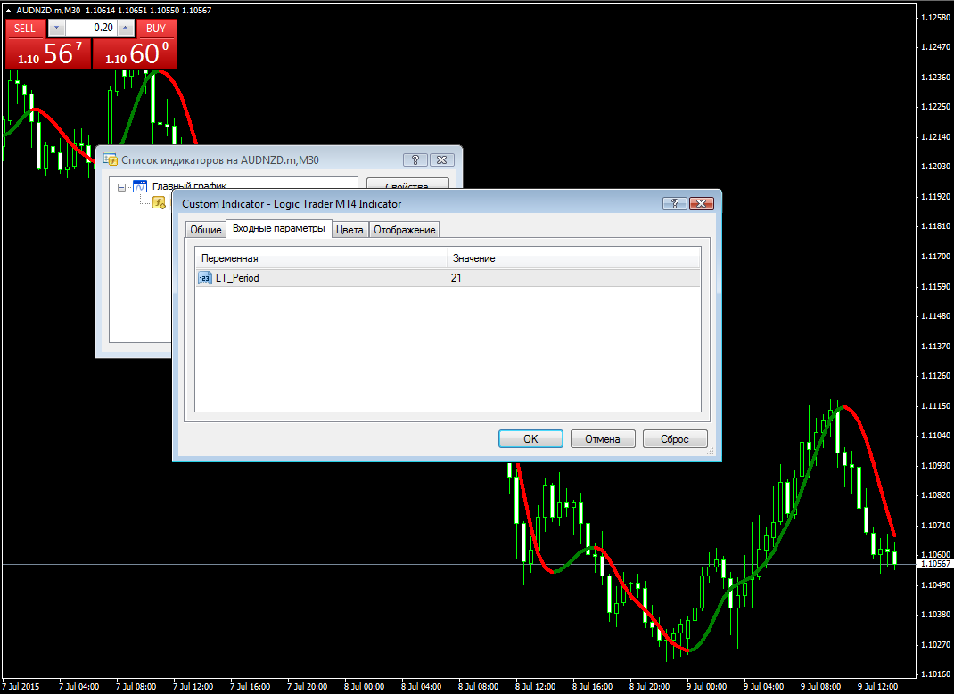 Индикатор входа в рынок без перерисовки Logic Trader - Indikator-Logic-Trader_2